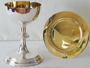 Sterling Silver English Romanesque Chalice